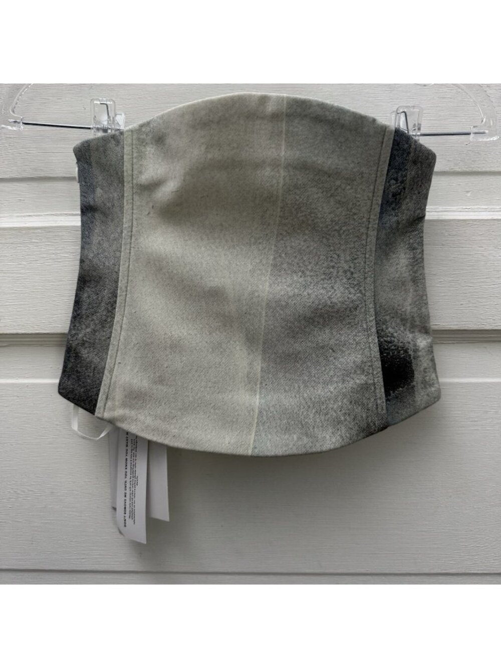 With Jéan Viola Lace Up Corset Belt Spray Gray XXS NWT